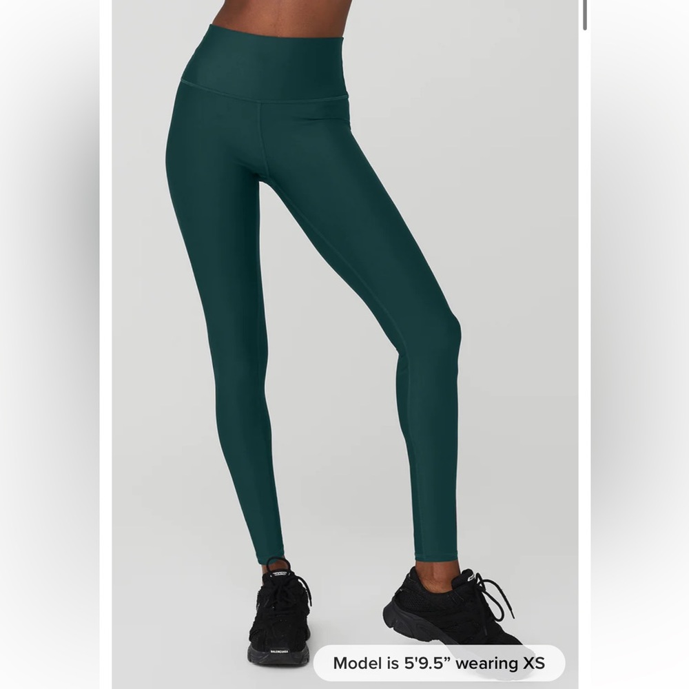 7/8 HIGH-WAIST AIRLIFT LEGGING - MIDNIGHT GREEN